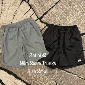 Set of 2 Men's Size Small Nike Swim Trunks